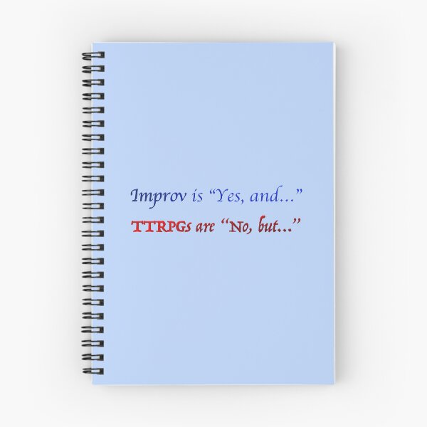 Item preview, TTRPGs vs Improv designed and sold by DM-Roundtable.
