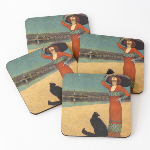 Item preview, Vintage Art Deco Fashion Woman Print for Retro Art Lovers designed and sold by RickE.