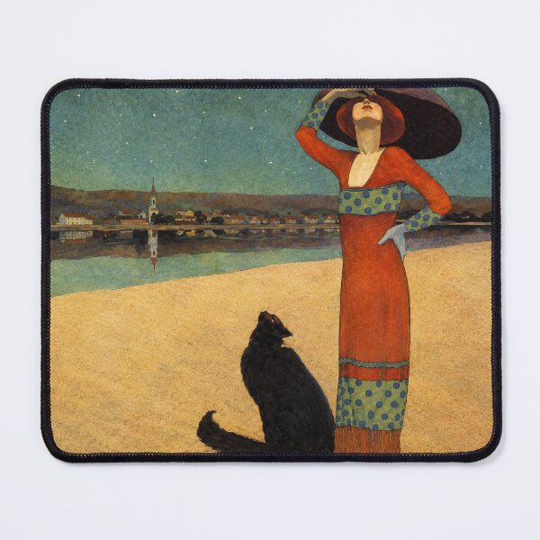 Item preview, Vintage Art Deco Fashion Woman Print for Retro Art Lovers designed and sold by RickE.