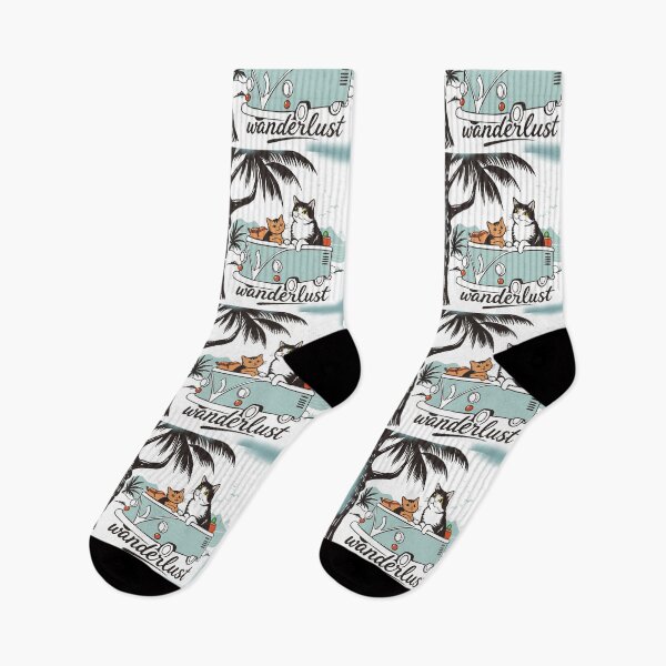 Item preview, Wanderlust cats,Vintage stickers  designed and sold by Tama-sirth.