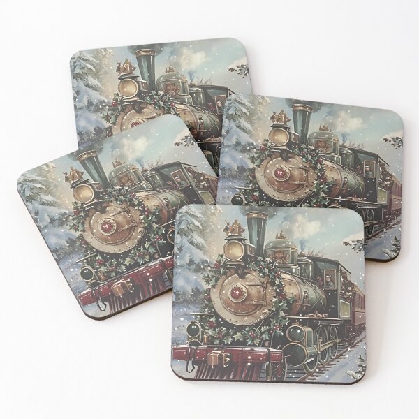 Item preview, Holiday Express – Vintage Christmas Train designed and sold by Oldetimemercan.