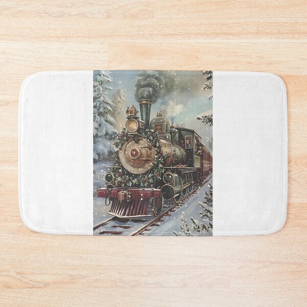 Item preview, Holiday Express – Vintage Christmas Train designed and sold by Oldetimemercan.