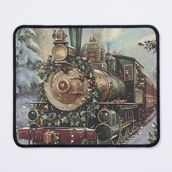 Item preview, Holiday Express – Vintage Christmas Train designed and sold by Oldetimemercan.