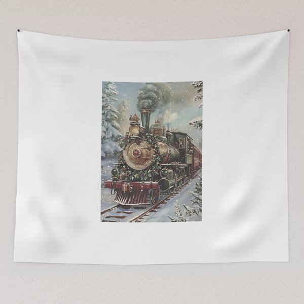 Item preview, Holiday Express – Vintage Christmas Train designed and sold by Oldetimemercan.