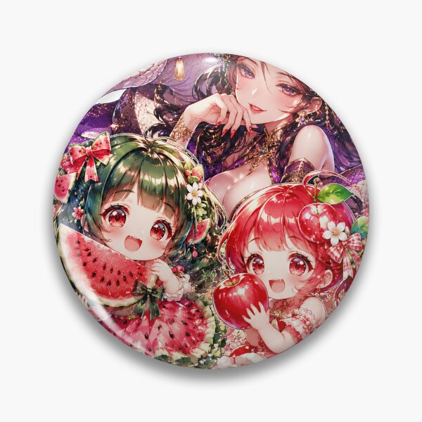 Item preview, Three good friends: Watermelon Girl and Apple Girl designed and sold by HD3284.