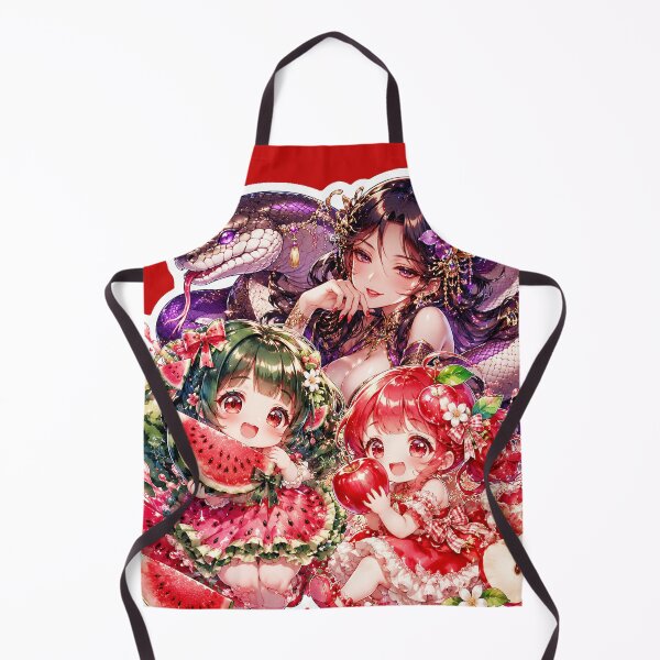 Item preview, Three good friends: Watermelon Girl and Apple Girl designed and sold by HD3284.