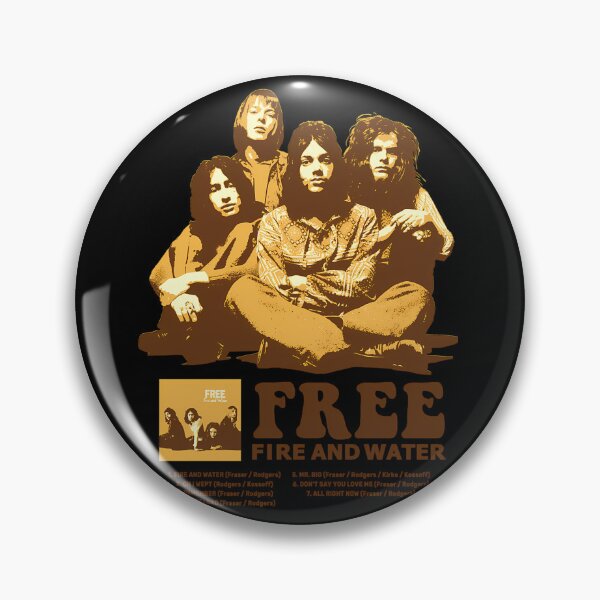 Item preview,  Free (The Band) - Fire And Water designed and sold by TXENCLOTHING.