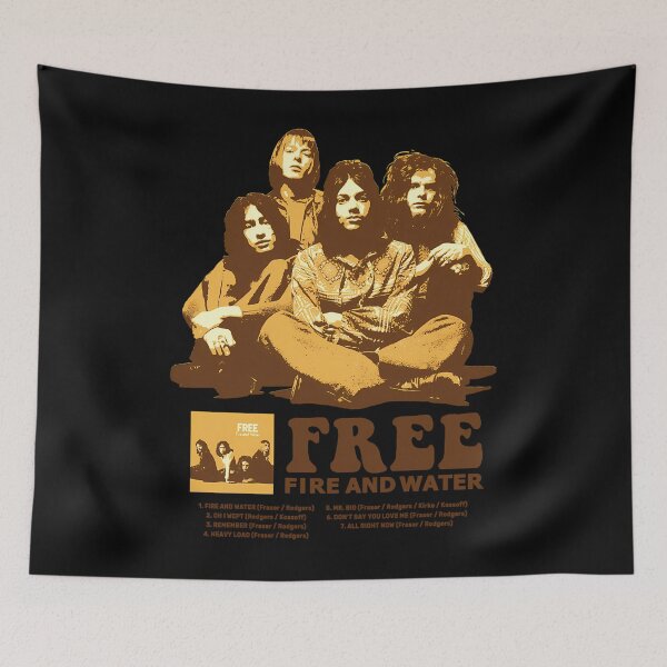 Item preview,  Free (The Band) - Fire And Water designed and sold by TXENCLOTHING.