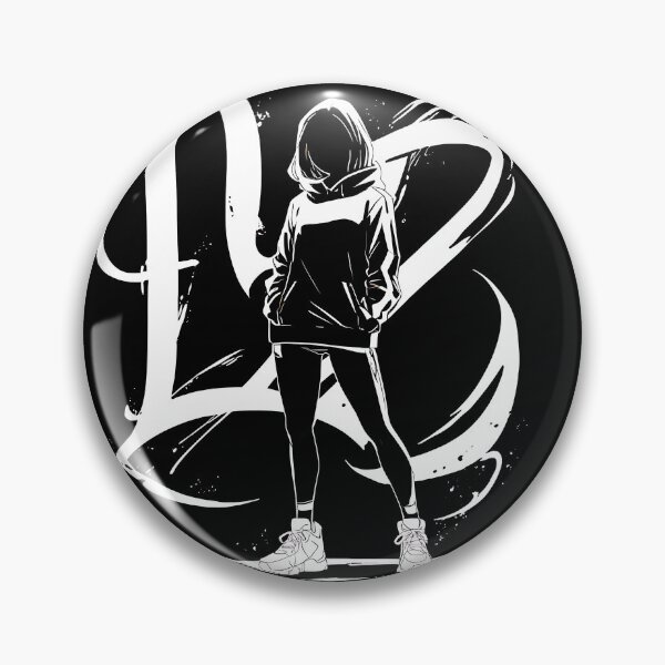 Item preview, Street Queen: Hooded Silhouette Calligraphy Art designed and sold by Z-RankCUSTOMS.