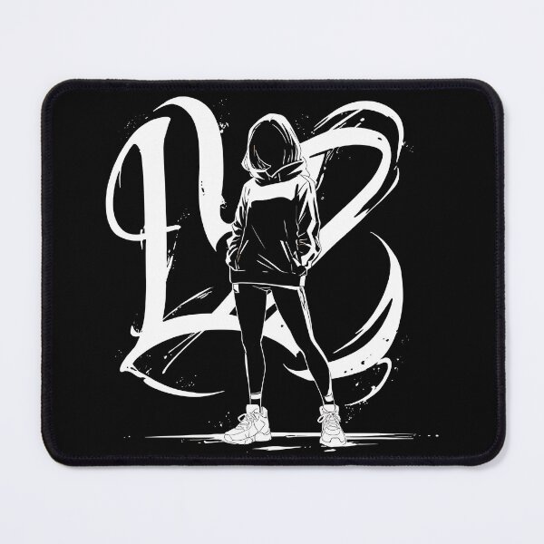 Item preview, Street Queen: Hooded Silhouette Calligraphy Art designed and sold by Z-RankCUSTOMS.