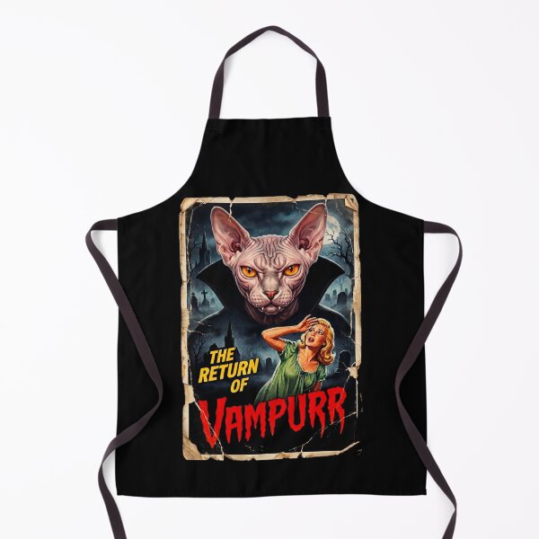 Item preview, The Return of Vampurr Sphynx Cat Horror Poster designed and sold by d247.