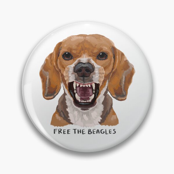 Item preview, Free the Beagles, End Animal Testing, Beagle Freedom Project designed and sold by kathryn claire studio.