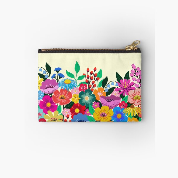 Item preview, Wildflower garden on cream designed and sold by Jennifer Ladd.