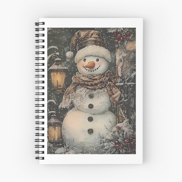 Item preview, Winter Happiness - Lantern Light Snowman designed and sold by Oldetimemercan.