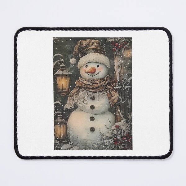 Item preview, Winter Happiness - Lantern Light Snowman designed and sold by Oldetimemercan.