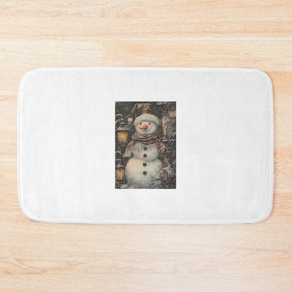 Item preview, Winter Happiness - Lantern Light Snowman designed and sold by Oldetimemercan.