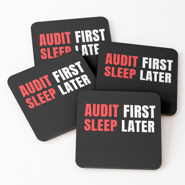 Item preview, Audit First Sleep Later | Funny Accountant & Audit Intern Shirt / Tee Gift   designed and sold by FCA SIR MERCH .