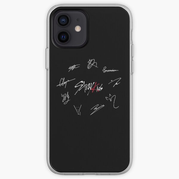 Stray Kids' Signatures (Red Version) iPhone Soft Case