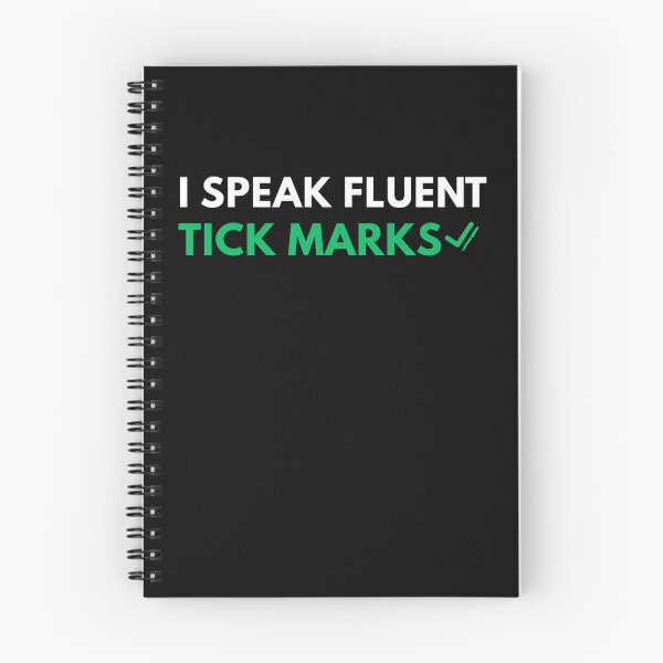 Item preview, I Speak Fluent Tick Marks | Funny Accountant & Audit Intern Shirt Gift designed and sold by FCA SIR MERCH .