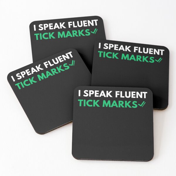 Item preview, I Speak Fluent Tick Marks | Funny Accountant & Audit Intern Shirt Gift designed and sold by FCA SIR MERCH .