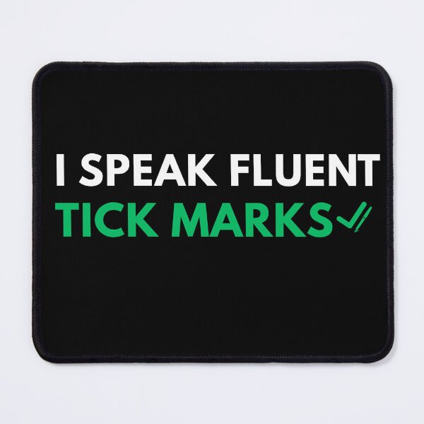Item preview, I Speak Fluent Tick Marks | Funny Accountant & Audit Intern Shirt Gift designed and sold by FCA SIR MERCH .