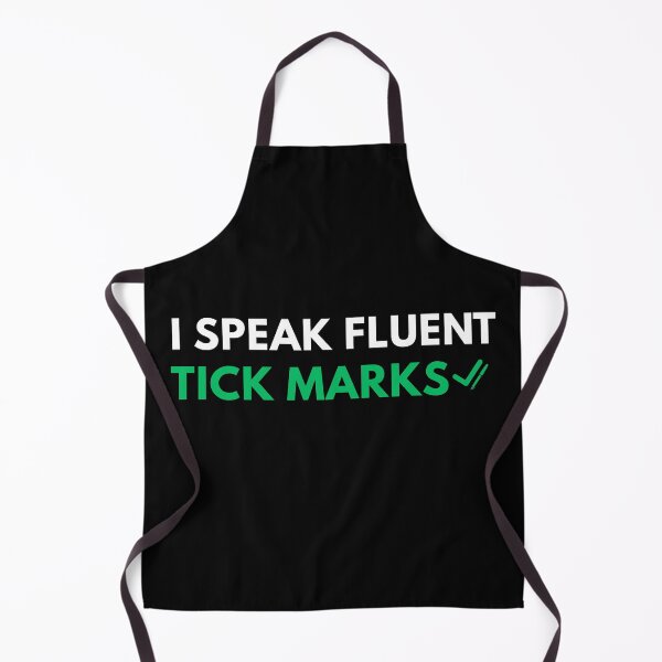 Item preview, I Speak Fluent Tick Marks | Funny Accountant & Audit Intern Shirt Gift designed and sold by FCA SIR MERCH .