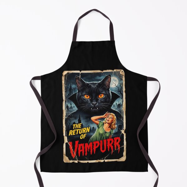 Item preview, Vampurr Dark Cat Vintage Horror Movie Poster designed and sold by d247.