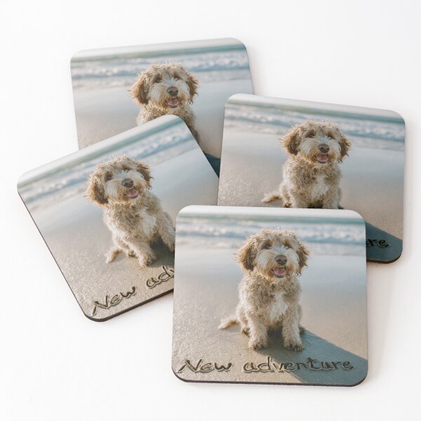 Item preview, New Adventure Curly Dog Baby Announcement designed and sold by chase-thewave.