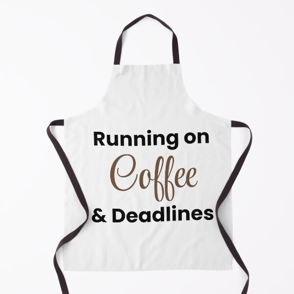 Item preview, Running on Coffee & Deadlines – Funny Work & Coffee Tee designed and sold by FCA SIR MERCH .