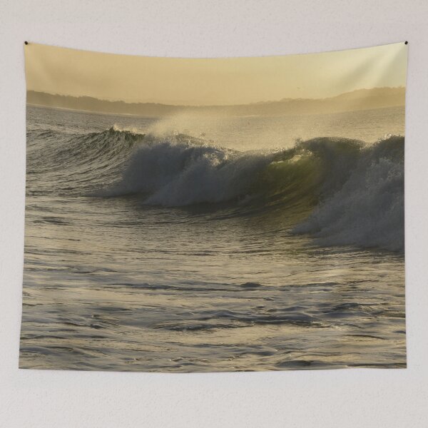 Item preview, Waves catching the sunset light designed and sold by photosbymia.