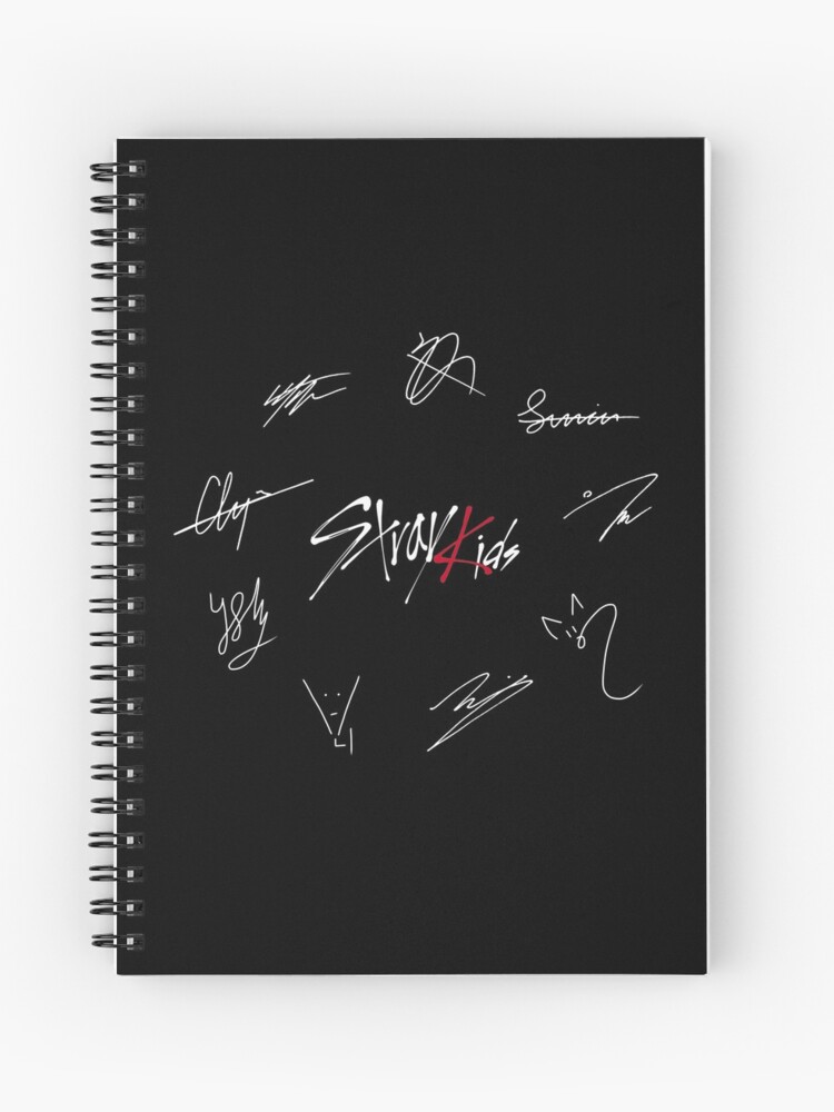 Stray Kids' Signatures (Red Version)