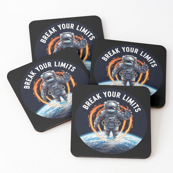 Item preview, Break Your Limits – Astronaut Motivation Design | Space Adventure & Growth Mindset designed and sold by Altair_.