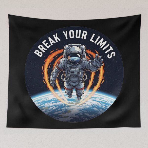 Item preview, Break Your Limits – Astronaut Motivation Design | Space Adventure & Growth Mindset designed and sold by Altair_.