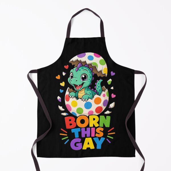 Item preview, Born This Gay Dino Pride LGBTQ+ Rainbow Hatchling designed and sold by No Limits T-Shirts.