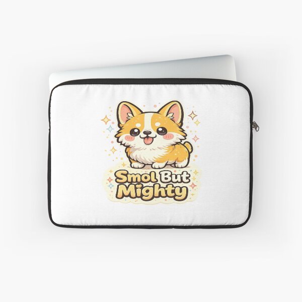 Item preview, Smol But Mighty Cute Puppy Sticker | Kawaii Dog Lover Gift, Adorable Small Dog Cartoon for Pet Lovers designed and sold by ArtByTripti.