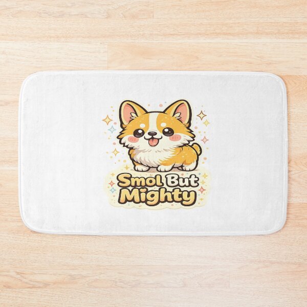 Item preview, Smol But Mighty Cute Puppy Sticker | Kawaii Dog Lover Gift, Adorable Small Dog Cartoon for Pet Lovers designed and sold by ArtByTripti.