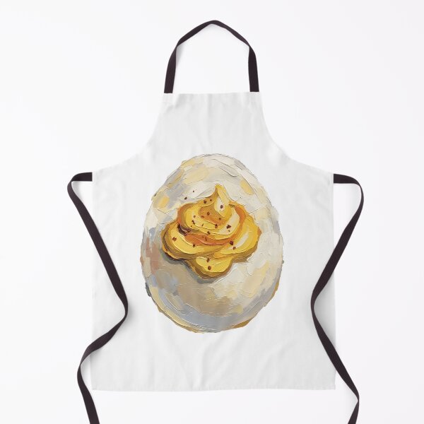 Item preview, Deviled Egg Palette Knife Painting Appetizer Food Art designed and sold by GymTanLaundry.