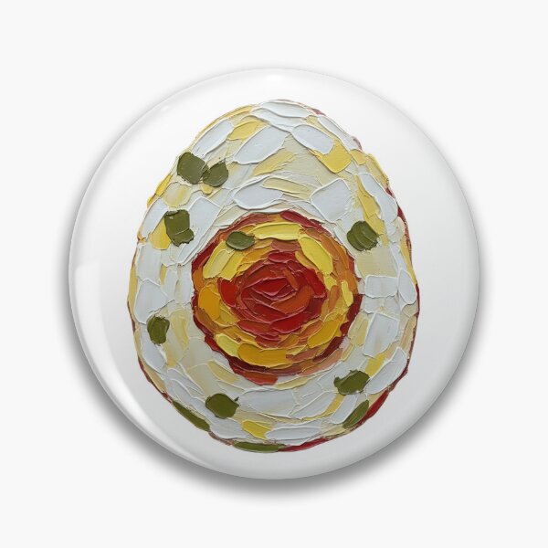Item preview, Deviled Egg Palette Knife Painting Appetizer Food Art designed and sold by GymTanLaundry.