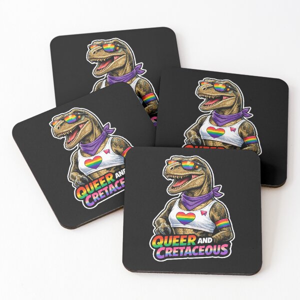 Item preview, Queer and Cretaceous T-Rex Pride Dino designed and sold by No Limits T-Shirts.