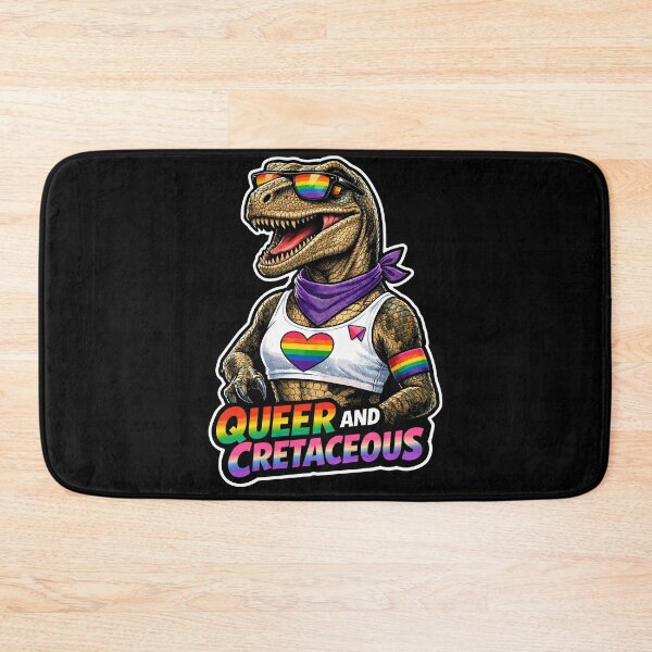 Item preview, Queer and Cretaceous T-Rex Pride Dino designed and sold by No Limits T-Shirts.