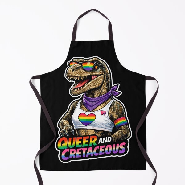 Item preview, Queer and Cretaceous T-Rex Pride Dino designed and sold by No Limits T-Shirts.
