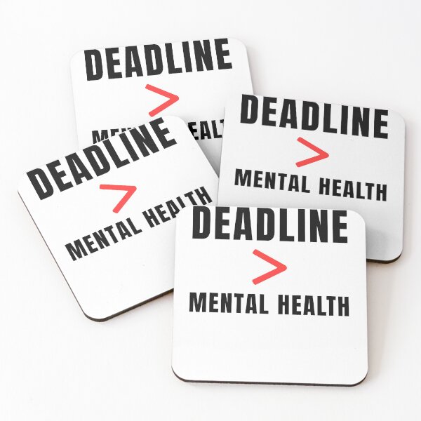 Item preview, Deadline Greater Than Mental Health Funny Accountant Design | Audit Humor Shirt Busy Season designed and sold by FCA SIR MERCH .