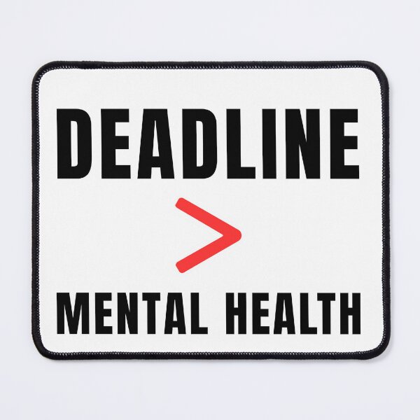 Item preview, Deadline Greater Than Mental Health Funny Accountant Design | Audit Humor Shirt Busy Season designed and sold by FCA SIR MERCH .