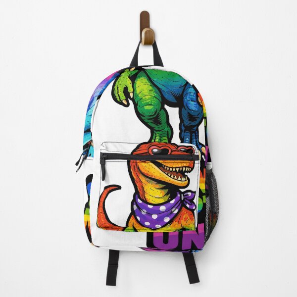 Item preview, Rainbow Raptors Unite LGBTQ Pride Dinosaur designed and sold by No Limits T-Shirts.