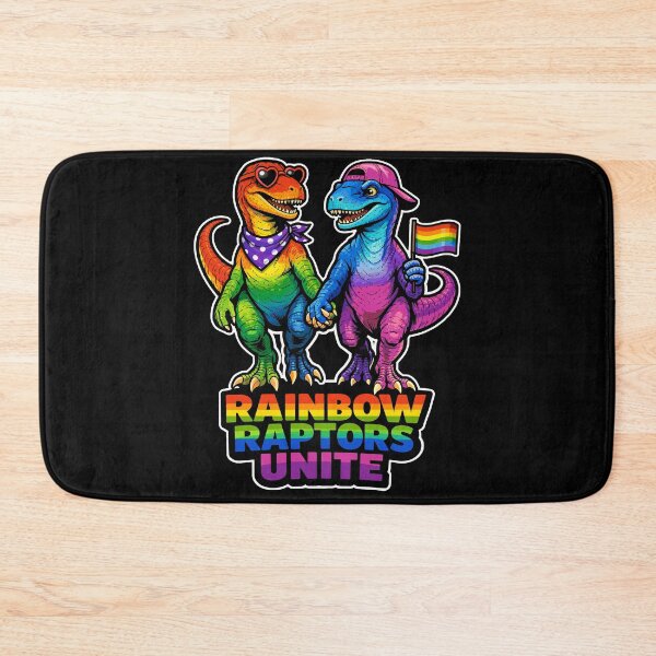 Item preview, Rainbow Raptors Unite LGBTQ Pride Dinosaur designed and sold by No Limits T-Shirts.