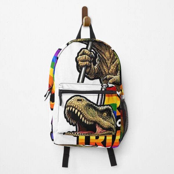 Item preview, Pride Since Triassic T-Rex Rainbow Flag Dinosaur designed and sold by No Limits T-Shirts.
