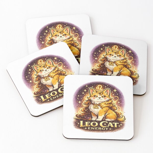 Item preview, Leo Cat Energy Zodiac Sticker | Astrology Cat Lover Gift, Magical Celestial Feline Horoscope Design designed and sold by ArtByTripti.