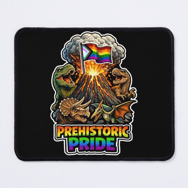 Item preview, Prehistoric Pride Dinosaurs LGBTQ+ Flag designed and sold by No Limits T-Shirts.