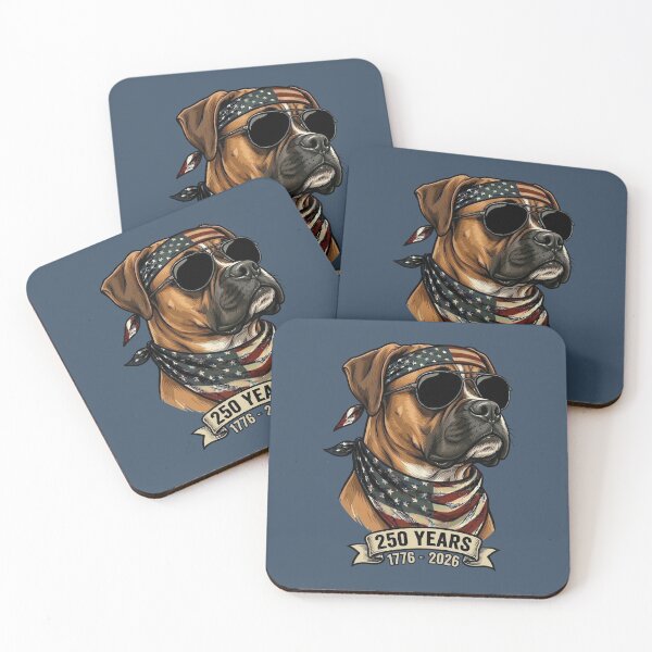 Item preview, Boxer Dog American Flag 250 Years 1776-2026 Patriot designed and sold by d247.