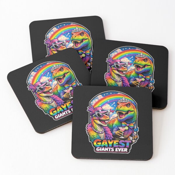 Item preview, Gayest Giants Ever Rainbow Pride Dinosaurs designed and sold by No Limits T-Shirts.